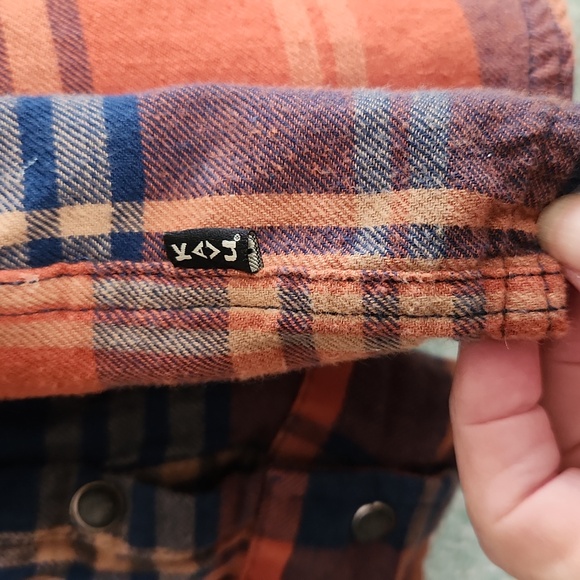 Kavu Flannel Snap (buttondown) Shirt sz M - Picture 6 of 6
